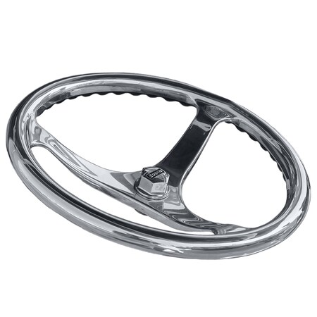 Edson Marine 13" SS ComfortGrip PowerWheel Steering Wheel - Polished - Fits 3 1710ST-13-75T